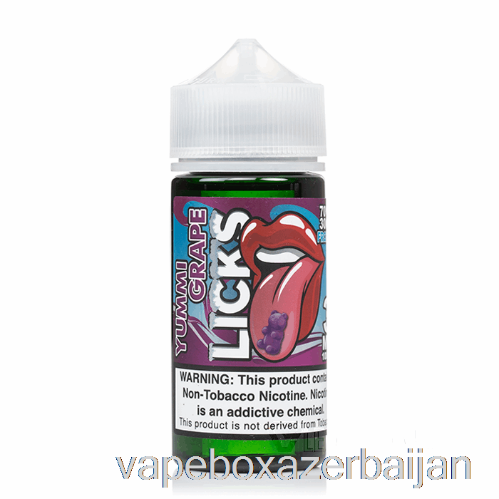 Vape Baku Frozty Yummi Grape - LICKS Roll Upz - 100mL 0mg